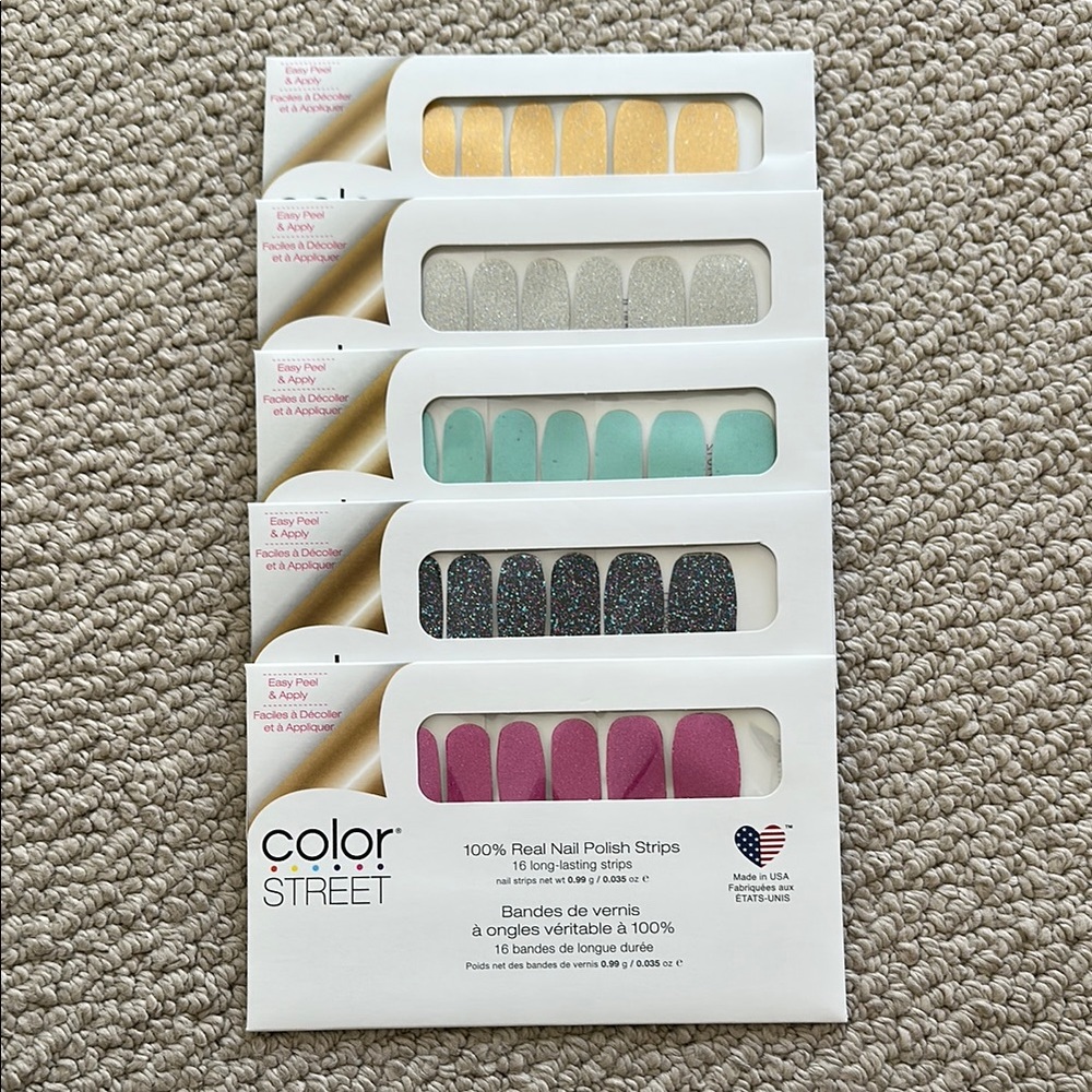 Color Street Nail Polish Strips Set